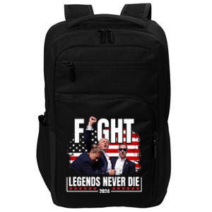 Fight Legends Never Die 2024 Trump Shooting Impact Tech Backpack