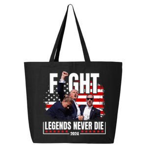 Fight Legends Never Die 2024 Trump Shooting 25L Jumbo Tote