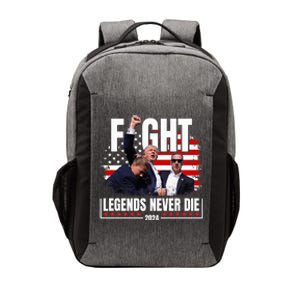 Fight Legends Never Die 2024 Trump Shooting Vector Backpack