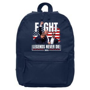 Fight Legends Never Die 2024 Trump Shooting 16 in Basic Backpack