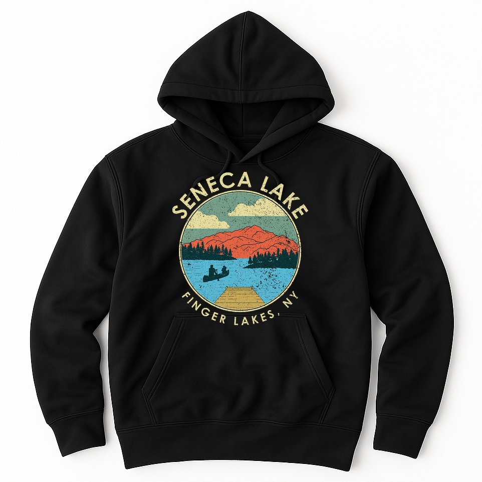Finger Lakes Ny New York Seneca Lake Hoodie