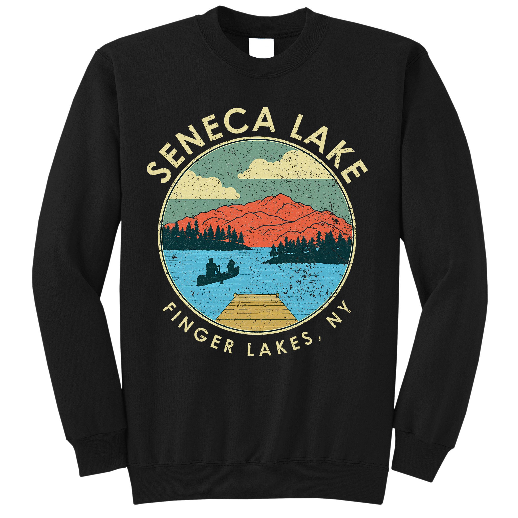 Finger Lakes Ny New York Seneca Lake Sweatshirt
