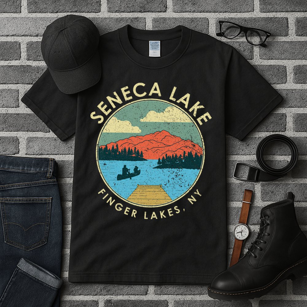 Finger Lakes Ny New York Seneca Lake Tall T-Shirt