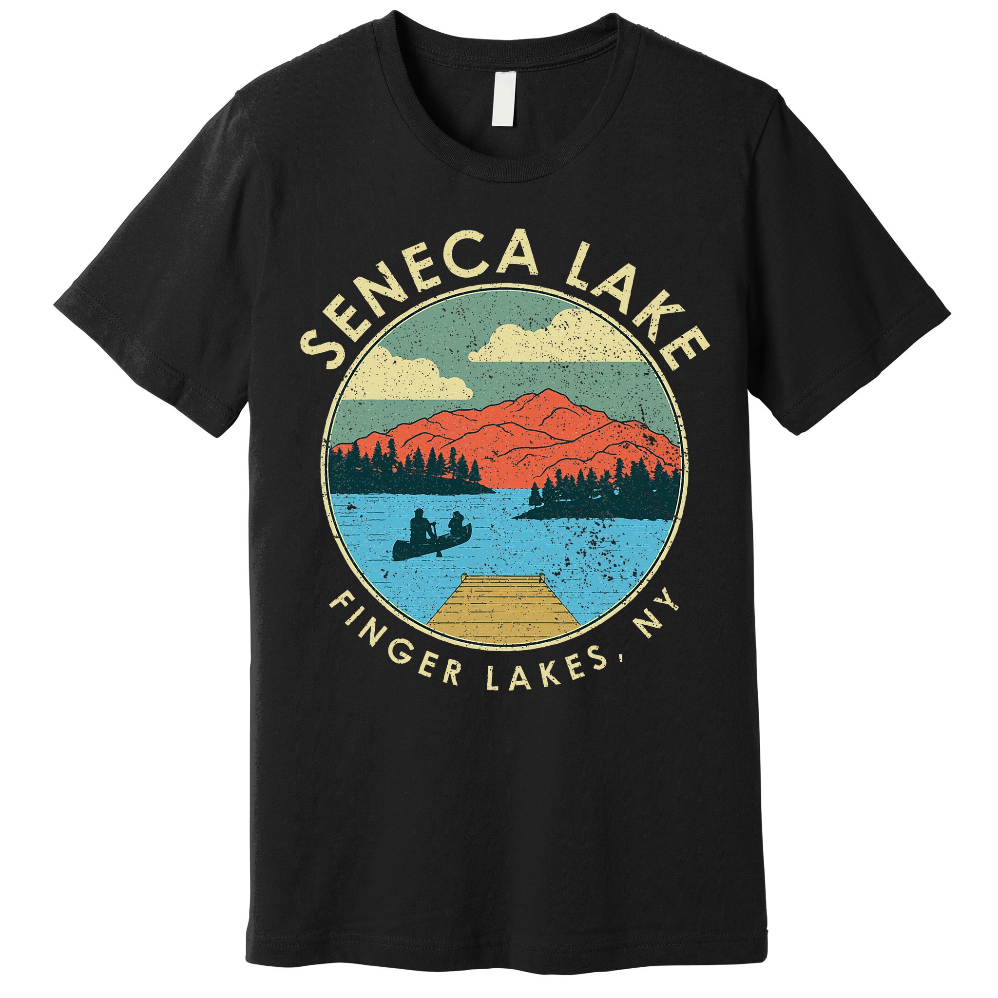 Finger Lakes Ny New York Seneca Lake Premium T-Shirt