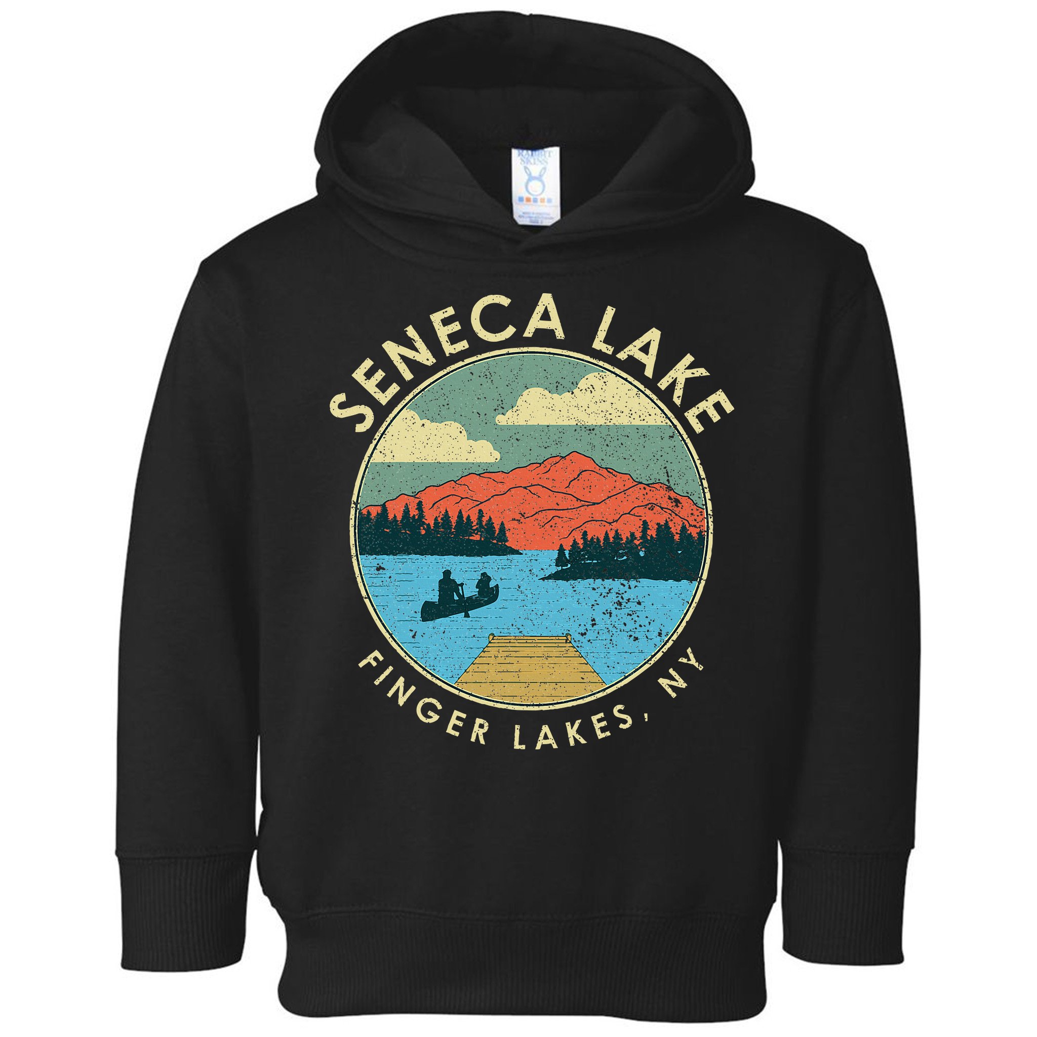 Finger Lakes Ny New York Seneca Lake Toddler Hoodie