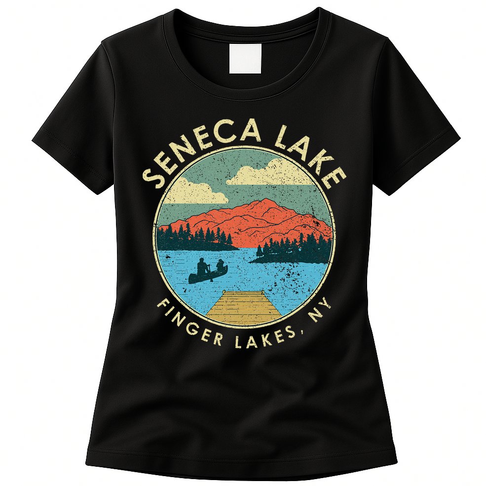 Finger Lakes Ny New York Seneca Lake Womens T-Shirt