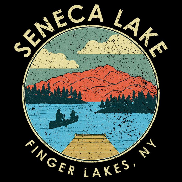 Finger Lakes Ny New York Seneca Lake Womens T-Shirt