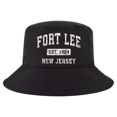Fort Lee Nj & Retro Fort Lee Est. 1904 New Jersey Cool Comfort Performance Bucket Hat