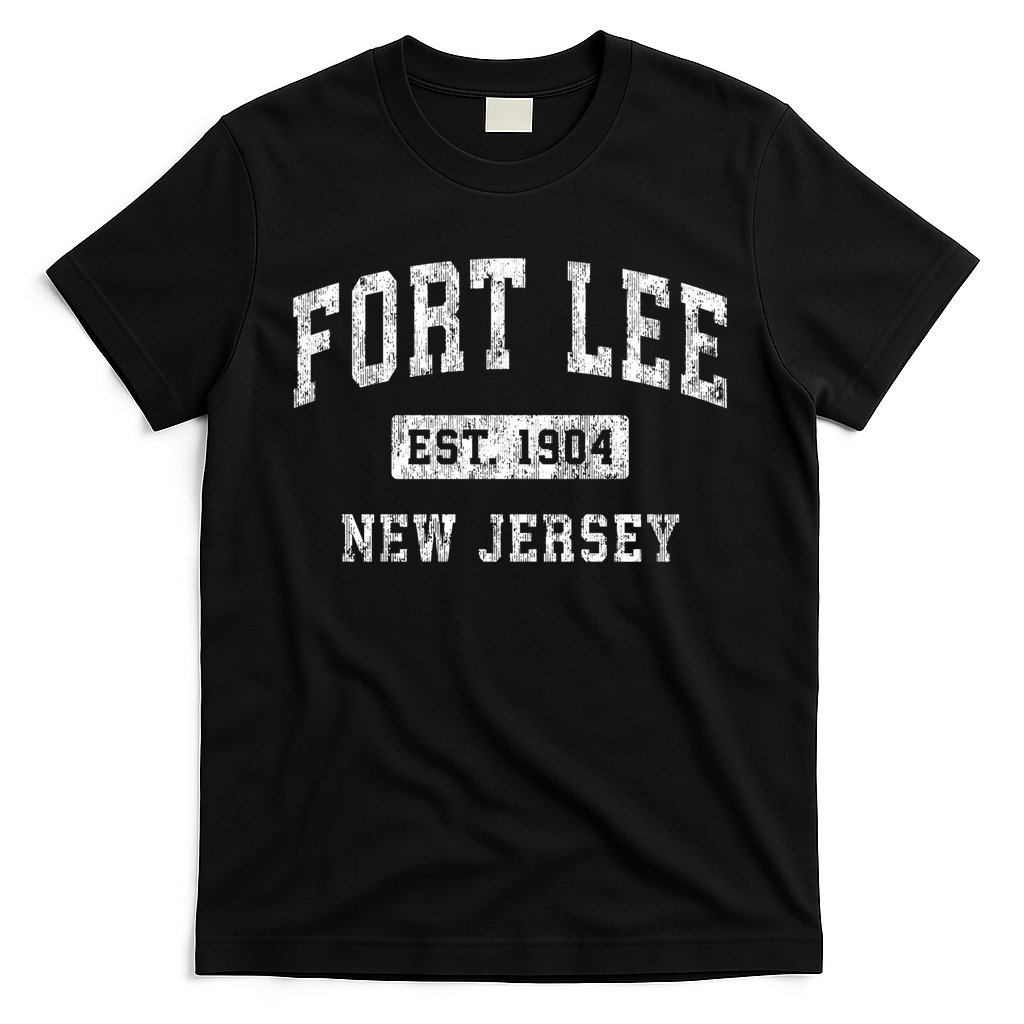 Fort Lee Nj & Retro Fort Lee Est. 1904 New Jersey T-Shirt