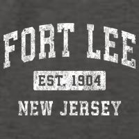 Fort Lee Nj & Retro Fort Lee Est. 1904 New Jersey Vector Backpack