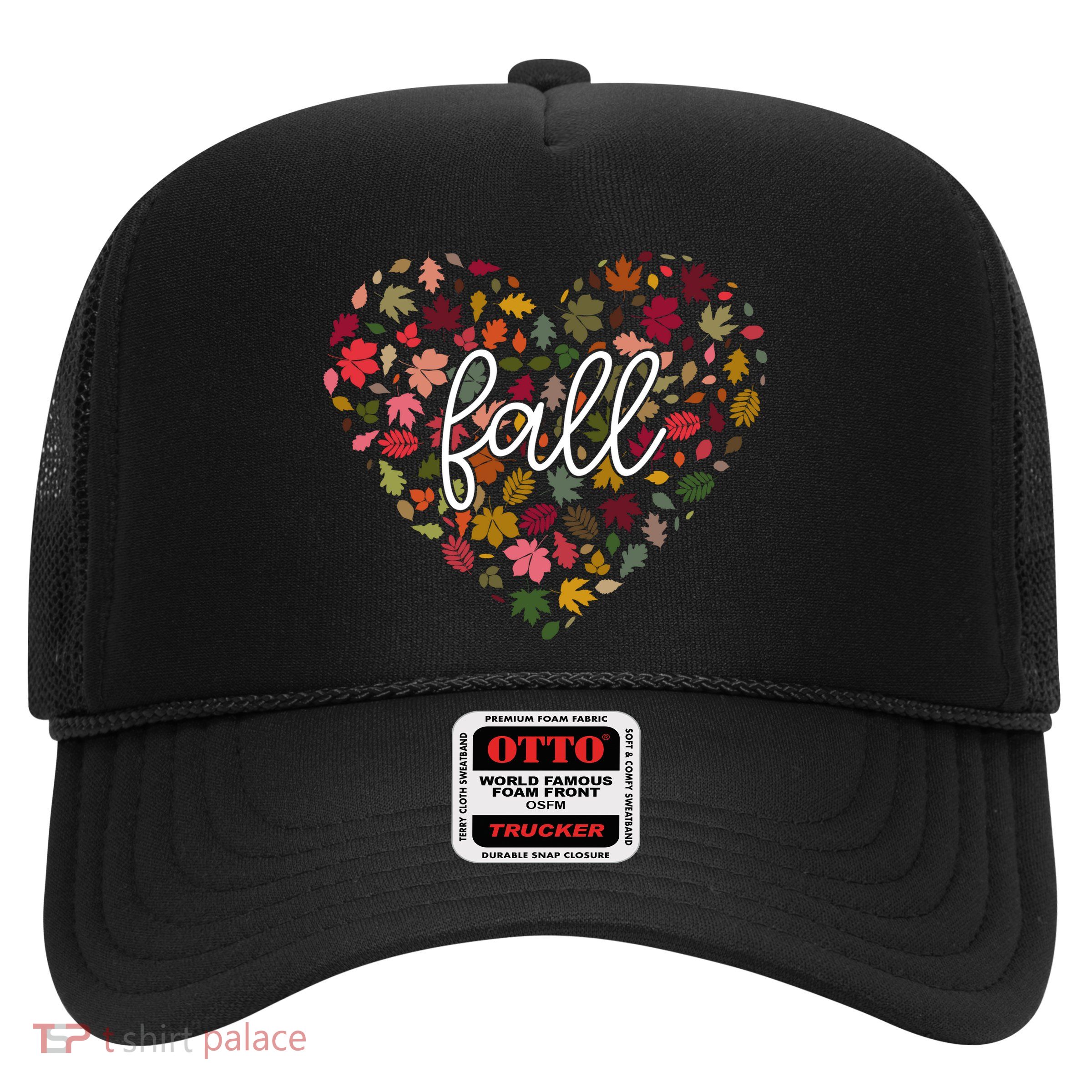Fall Lover Nature Heart Trucker Hat