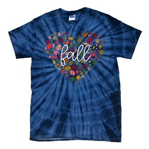 Fall Lover Nature Heart Tie-Dye T-Shirt