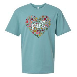 Fall Lover Nature Heart Sueded Cloud Jersey T-Shirt