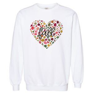 Fall Lover Nature Heart Garment-Dyed Sweatshirt