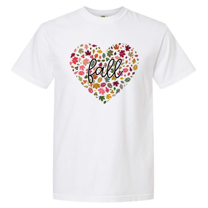 Fall Lover Nature Heart Garment-Dyed Heavyweight T-Shirt