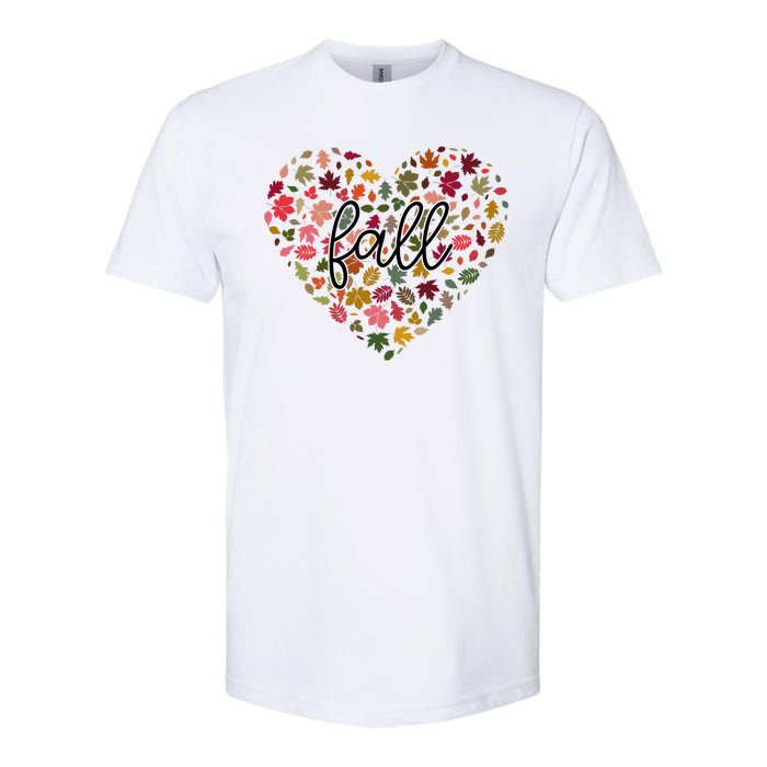 Fall Lover Nature Heart Softstyle CVC T-Shirt