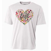 Fall Lover Nature Heart Cooling Performance Crew T-Shirt