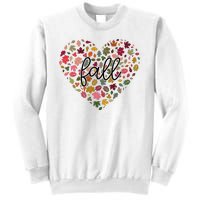 Fall Lover Nature Heart Sweatshirt