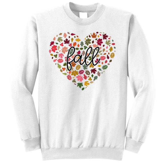 Fall Lover Nature Heart Sweatshirt