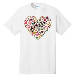 Fall Lover Nature Heart Tall T-Shirt