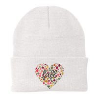 Fall Lover Nature Heart Beanie
