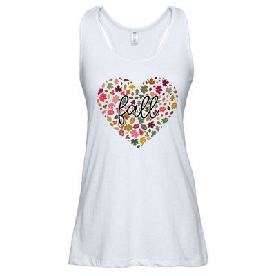 Fall Lover Nature Heart Ladies Essential Flowy Tank