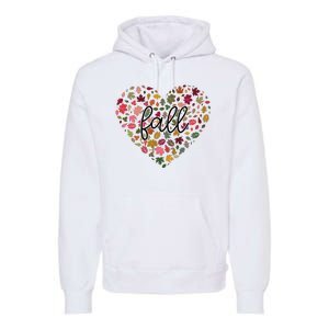 Fall Lover Nature Heart Premium Hoodie