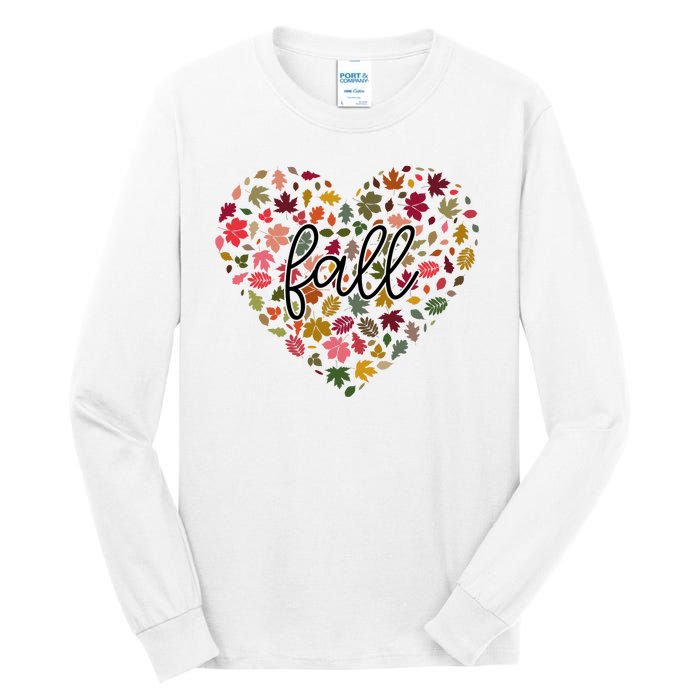 Fall Lover Nature Heart Tall Long Sleeve T-Shirt