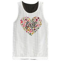 Fall Lover Nature Heart Mesh Reversible Basketball Jersey Tank