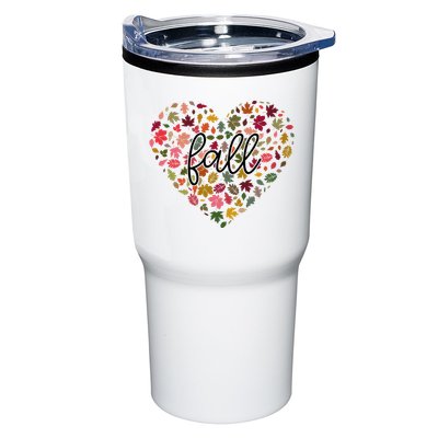 Fall Lover Nature Heart Tumbler