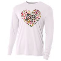 Fall Lover Nature Heart Cooling Performance Long Sleeve Crew