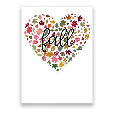 Fall Lover Nature Heart Poster