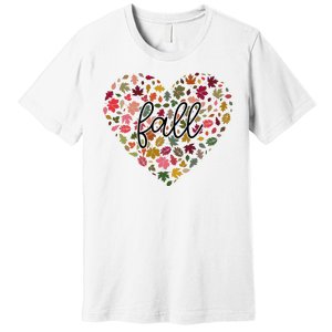 Fall Lover Nature Heart Premium T-Shirt