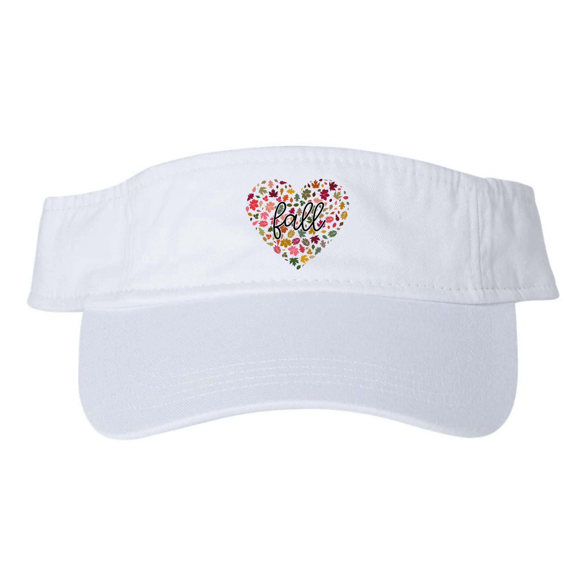 Fall Lover Nature Heart Visor