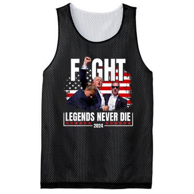 Fight Legends Never Die 2024 Mesh Reversible Basketball Jersey Tank