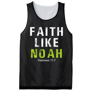 Faith Like Noah Hebrews 11:7 Mesh Reversible Basketball Jersey Tank