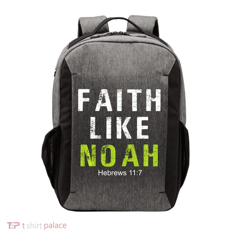 Faith Like Noah Hebrews 11:7 Vector Backpack