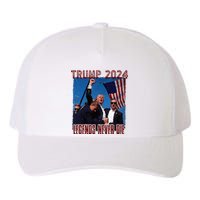 Funny Legends Never Die Trump Election Rally Shooting 2024 Yupoong Adult 5-Panel Trucker Hat