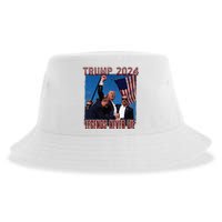 Funny Legends Never Die Trump Election Rally Shooting 2024 Sustainable Bucket Hat