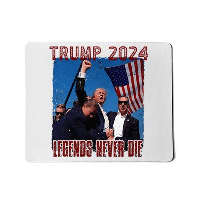 Funny Legends Never Die Trump Election Rally Shooting 2024 Mousepad