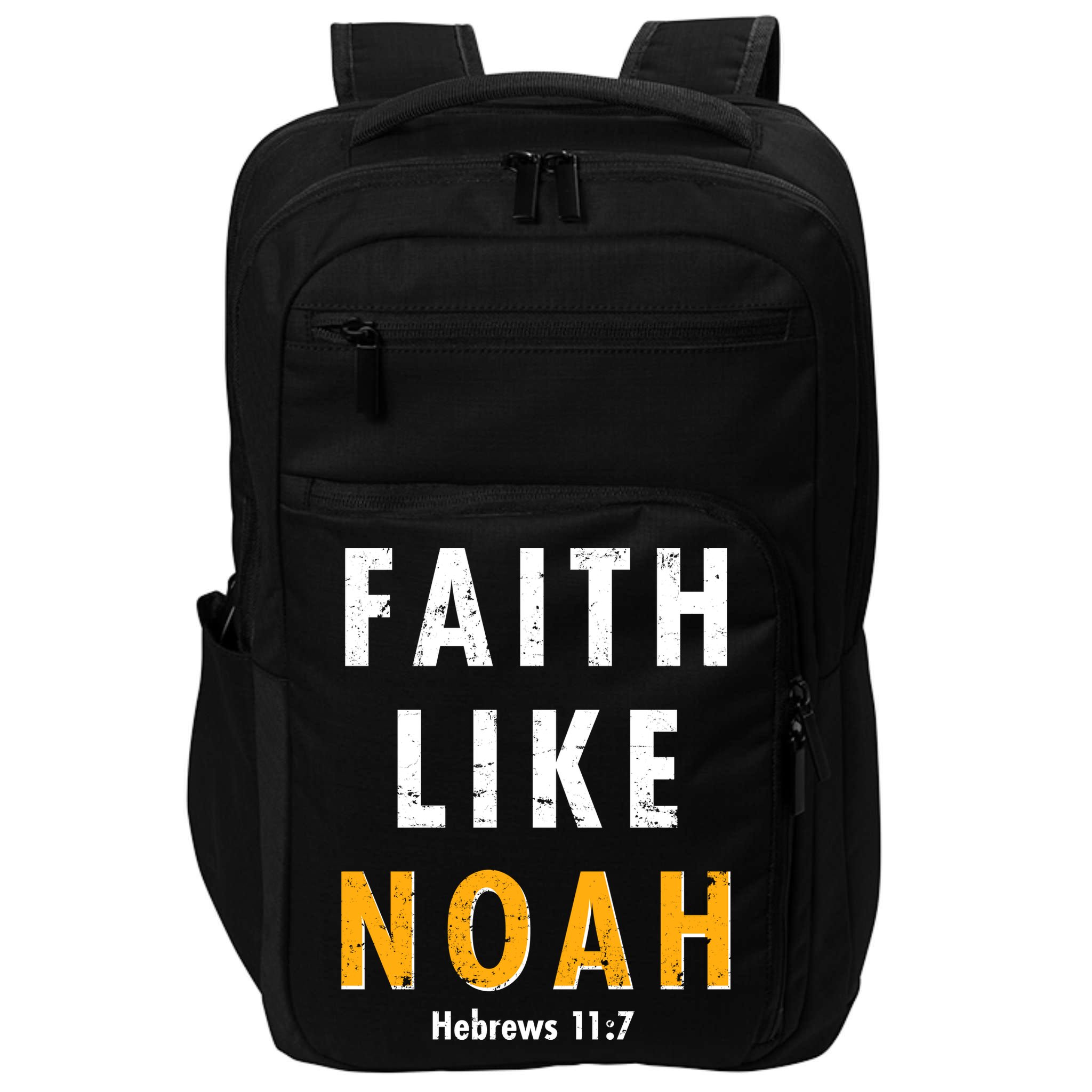 Faith Like Noah Hebrews 11:7 Impact Tech Backpack