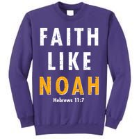 Faith Like Noah Hebrews 11:7 Sweatshirt