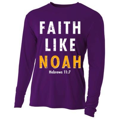 Faith Like Noah Hebrews 11:7 Cooling Performance Long Sleeve Crew