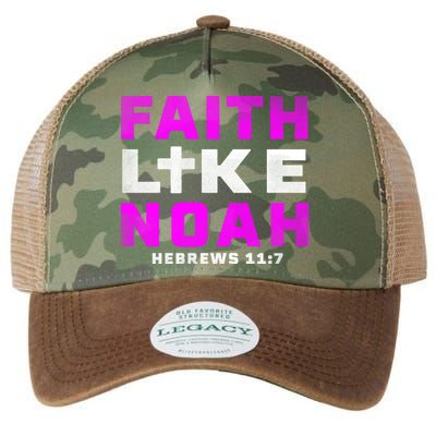 Faith Like Noah Hebrews 117 Legacy Tie Dye Trucker Hat