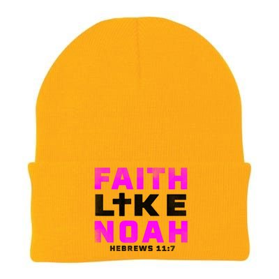 Faith Like Noah Hebrews 117 Knit Cap Winter Beanie