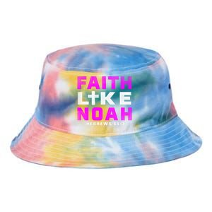 Faith Like Noah Hebrews 117 Tie Dye Newport Bucket Hat