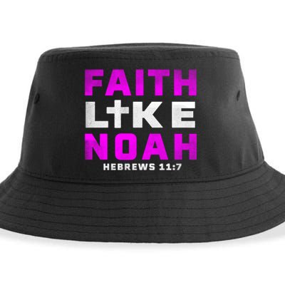 Faith Like Noah Hebrews 117 Sustainable Bucket Hat