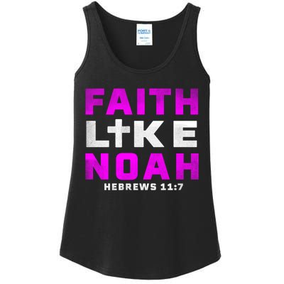 Faith Like Noah Hebrews 117 Ladies Essential Tank