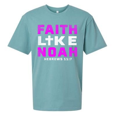 Faith Like Noah Hebrews 117 Sueded Cloud Jersey T-Shirt