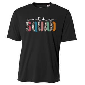 Funny Leopard Nursing Tee Ortho Squad, Orthopedics Nurse Cooling Performance Crew T-Shirt